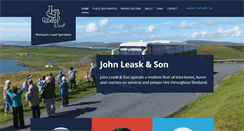 Desktop Screenshot of leaskstravel.co.uk